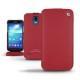 Custodia in pelle Samsung GT-i9295 Galaxy S4 Active  - Rouge ( Nappa - Pantone 199C ) 
