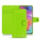 Funda de piel Samsung Galaxy A70 - Vert fluo