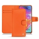 Funda de piel Samsung Galaxy A70 - Orange fluo