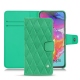 Lederschutzhülle Samsung Galaxy A70 - Menthe vintage - Couture