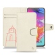 硬质真皮保护套 Samsung Galaxy A70 - Blanc escumo