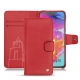 Samsung Galaxy A70 leather case - Rouge troupelenc
