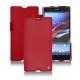 Funda de piel Sony Xperia Z Ultra - Rouge ( Nappa - Pantone 199C ) 