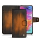 Funda de piel Samsung Galaxy A70 - Marron Patine