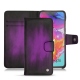 Housse cuir Samsung Galaxy A70 - Violet Patine