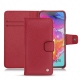 Custodia in pelle Samsung Galaxy A70 - Rouge passion
