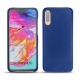 Coque cuir Samsung Galaxy A70 - Bleu océan ( Nappa - Pantone 293C ) 