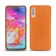 硬质真皮保护套 Samsung Galaxy A70 - Orange ( Nappa - Pantone 1495U ) 