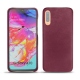 Funda de piel Samsung Galaxy A70 - Prune vintage ( Pantone 512C ) 
