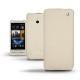 レザーケース HTC One mini  - Ivoire ( Sleek P C12 - White ) 