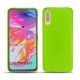Capa em pele Samsung GaGalaxy A70 - Vert fluo