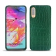 Funda de piel Samsung Galaxy A70 - Crocodile pino