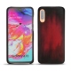 Coque cuir Samsung Galaxy A70 - Rouge Patine