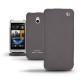 レザーケース HTC One mini  - Anthracite ( Pantone 424C ) 