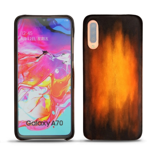 Samsung Galaxy A70 leather cases and coversFauve Patine