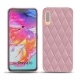 Lederschutzhülle Samsung Galaxy A70 - Rose - Couture ( Nappa - Pantone 2365C ) 