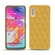 Custodia in pelle Samsung Galaxy A70 - Mimosa - Couture ( Pantone 141C ) 