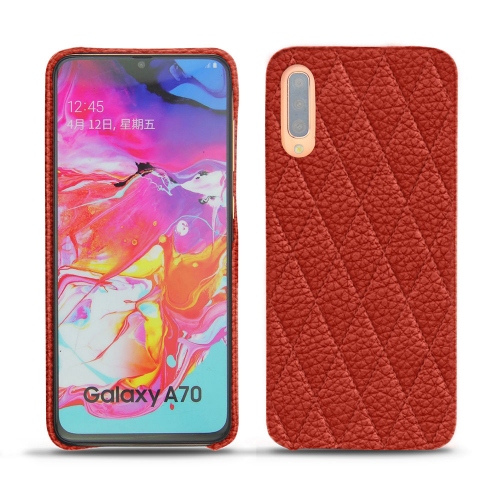 硬质真皮保护套 Samsung Galaxy A70Papaye - Couture ( Pantone #b54317 ) 