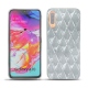 Lederschutzhülle Samsung Galaxy A70 - Platinium - Couture