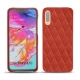 Funda de piel Samsung Galaxy A70 - Arange clouquié - Couture