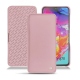 Samsung Galaxy A70 leather case - Rose ( Nappa - Pantone 2365C ) 