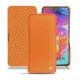 Housse cuir Samsung Galaxy A70 - Orange ( Nappa - Pantone 1495U ) 