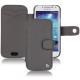Samsung GT-i9190 Galaxy S4 mini leather case - Anthracite ( Pantone 424C ) 