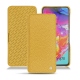 Capa em pele Samsung Galaxy A70 - Mimosa ( Pantone 141C ) 