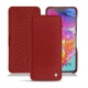 Samsung Galaxy A70 leather case - Tomate ( Pantone 187C ) 