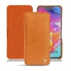 Custodia in pelle Samsung Galaxy A70 - Mandarine vintage ( Pantone 165C ) 