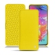 Lederschutzhülle Samsung Galaxy A70 - Jaune fluo