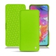 Funda de piel Samsung Galaxy A70 - Vert fluo