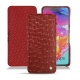 Capa em pele Samsung Galaxy A70 - Autruche ciliegia