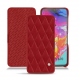 Lederschutzhülle Samsung Galaxy A70 - Rouge - Couture ( Nappa - Pantone 199C ) 