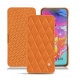 Samsung Galaxy A70 leather case - Orange - Couture ( Nappa - Pantone 1495U ) 
