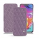 Lederschutzhülle Samsung Galaxy A70 - Lilas - Couture ( Nappa - Pantone 2645U ) 