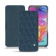 Capa em pele Samsung Galaxy A70 - Indigo - Couture ( Pantone 303U ) 