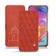 Capa em pele Samsung Galaxy A70 - Arange clouquié - Couture