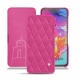 Housse cuir Samsung Galaxy A70 - Rose BB - Couture