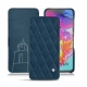 Funda de piel Samsung Galaxy A70 - Blu mediterran - Couture