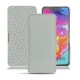 Housse cuir Samsung Galaxy A70 - Gris PU