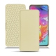Custodia in pelle Samsung Galaxy A70 - Beige PU