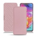 Capa em pele Samsung Galaxy A70 - Rose PU