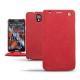 Custodia in pelle Samsung SM-N9000 Galaxy Note 3  - Cerise vintage ( Pantone 185C ) 