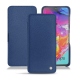 Custodia in pelle Samsung Galaxy A70 - Bleu frisson