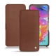 Capa em pele Samsung Galaxy A70 - Marron délicat
