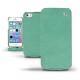 Housse cuir Apple iPhone 5S  - Menthe vintage ( Pantone 562C ) 