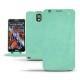 Custodia in pelle Samsung SM-N9000 Galaxy Note 3  - Menthe vintage ( Pantone 562C ) 