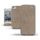 Apple iPhone 5  leather case - Taupe vintage ( Pantone 7530C ) 