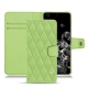 Samsung Galaxy S20 Ultra 5G leather case - Vert olive - Couture ( Nappa - Pantone 578U ) 